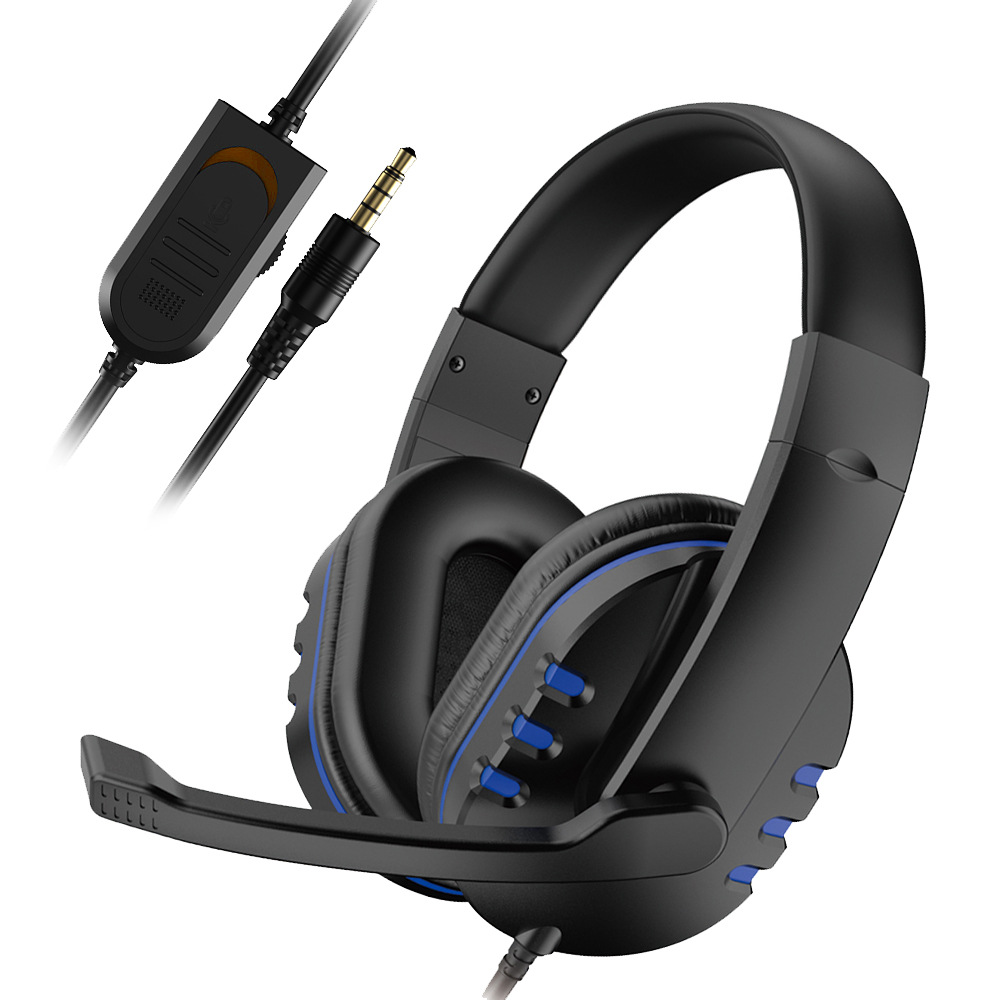 Retro Gaming Headset - Наушники 3,5 мм, проводная игровая гарнитура,