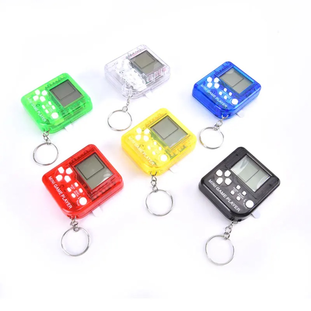 Retro Gaming Keychain - Карманная мини-игровая консоль-брелок, 26 игр в