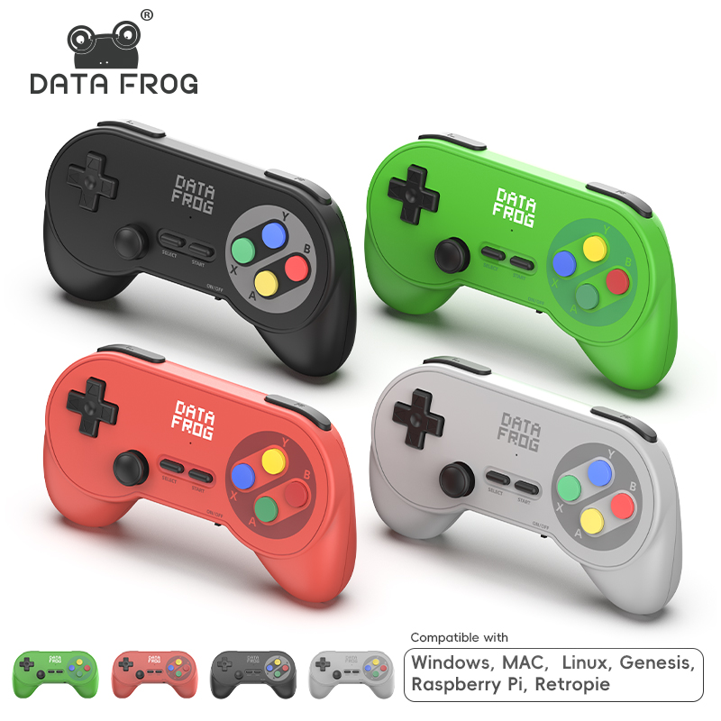 Retro Gaming Download - Беспроводной ретро-геймпад Data Frog PC07, двойной