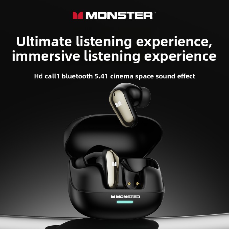 Retro Gaming Headset - Новые Monster MQT52 TWS Беспроводная Bluetooth